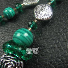 綠影婆娑，時光流淌的項鏈詩——愛蔻“綠色風華”水晶長鏈